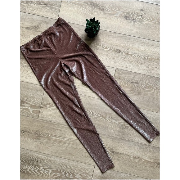 •SKIMS• Shimmer Metallic leggings in Cocoa - Picture 4 of 9